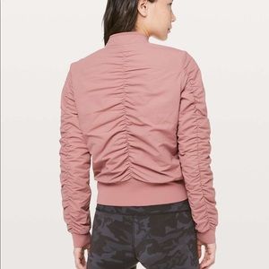 Lululemon warm two ways bomber jacket